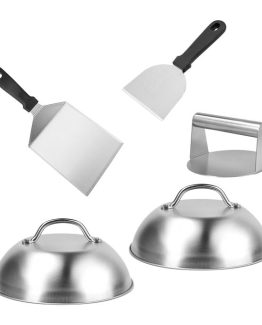 Smashburgerset rostfritt stål